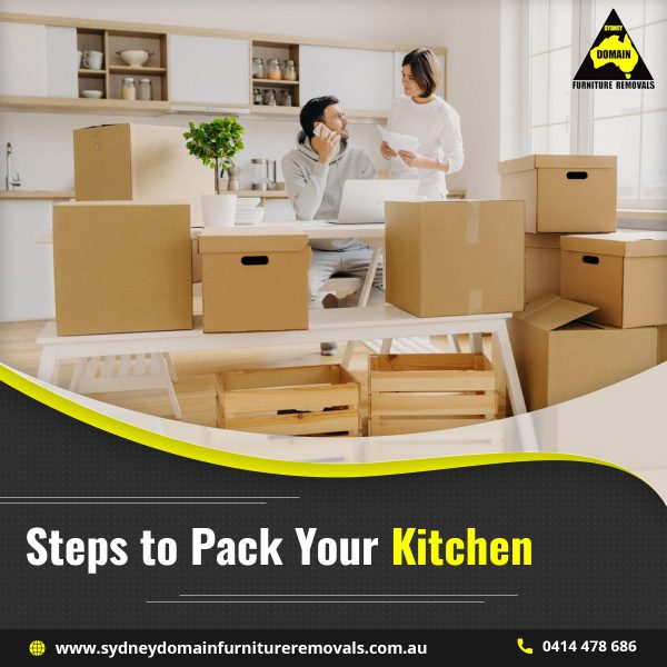 A Sydney to Brisbane Removalist’s Steps to Pack Your Kitchen