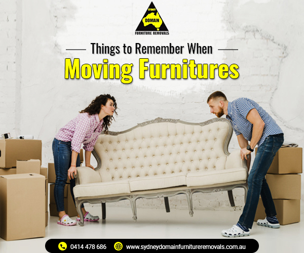 4 Crucial Points to Consider When Moving Your Furniture